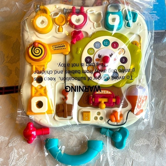 Brand New Exploration Busy Board Montessori Colorful Travel Toddler Sensory Toy - Picture 7 of 16